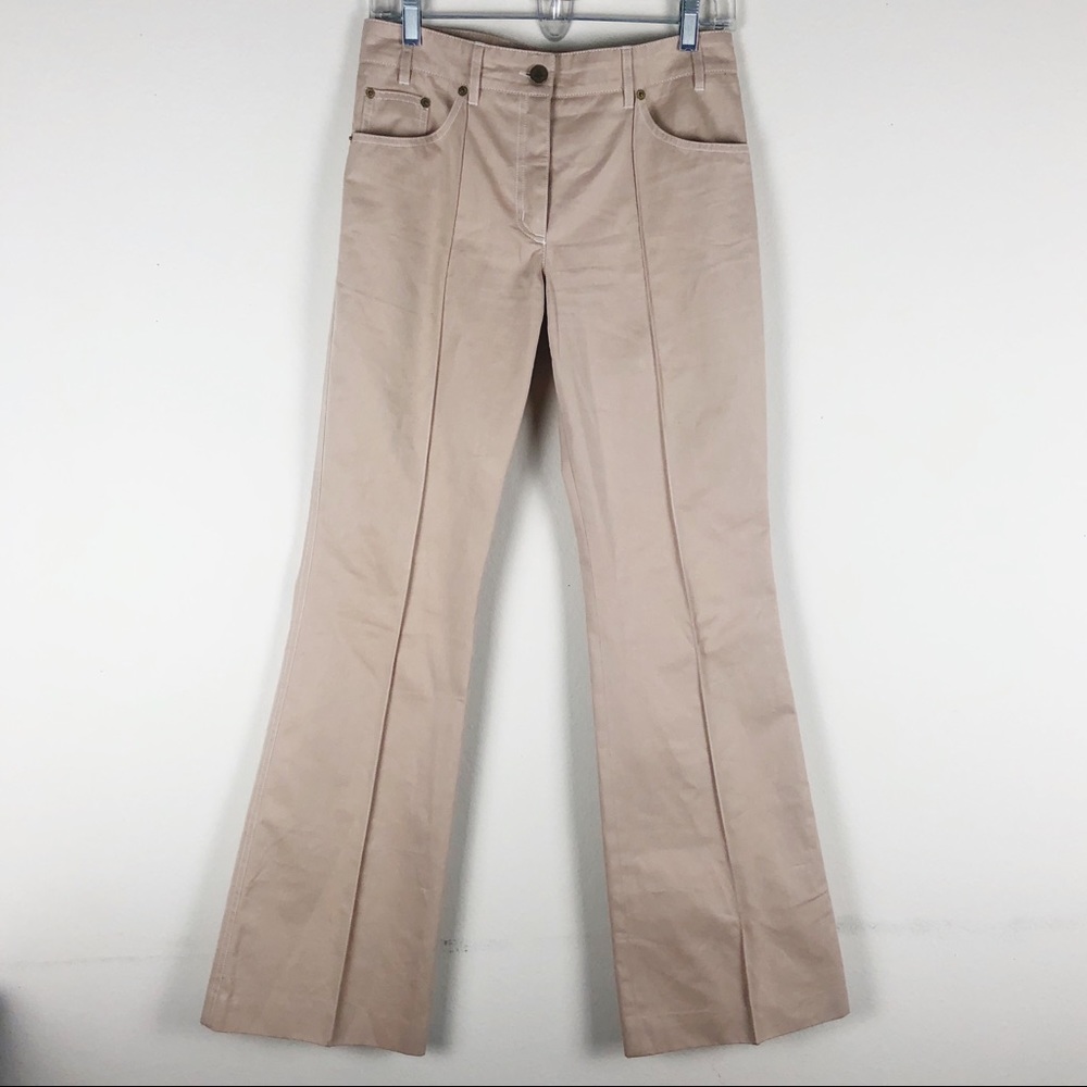 Chloe Casual Flare Khaki Pants